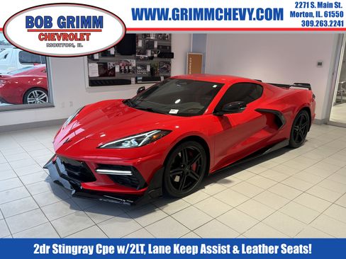 Used 2024 Chevrolet Corvette Stingray Preferred Cpe w/ Z51 Performance Package image 1