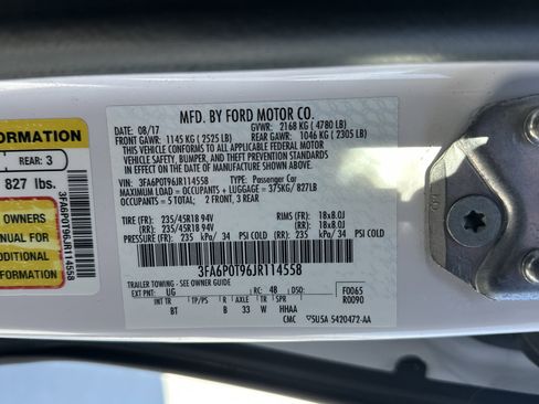 Used 2018 Ford Fusion SE w/ Fusion SE Technology Package image 35