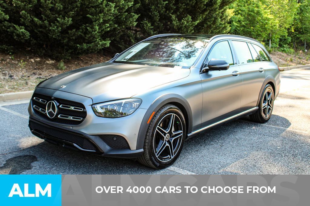 Used 2021 Mercedes-Benz E 450 4MATIC All-Terrain Wagon w/ Premium Package image 2