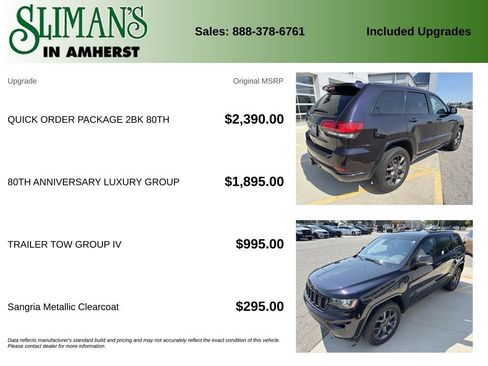 Used 2021 Jeep Grand Cherokee Limited w/ Quick Order Package 28K 80th AWD/4WD image 11
