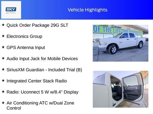 Used 2023 RAM 1500 Classic SLT w/ Electronics Group image 10