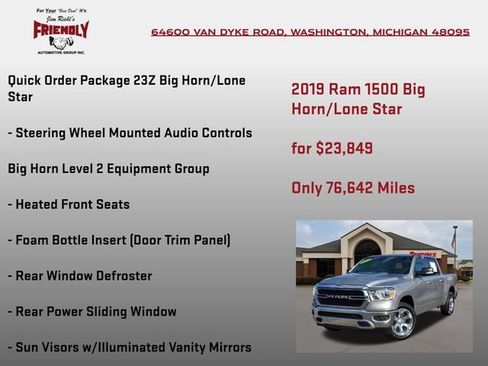 Used 2019 RAM 1500 Big Horn AWD/4WD image 5