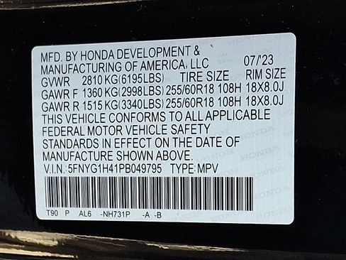 Certified 2023 Honda Pilot EX-L image 29