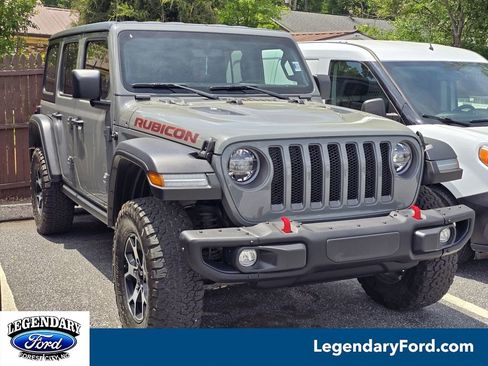 Used 2022 Jeep Wrangler Unlimited Rubicon w/ Steel Bumper Group AWD/4WD image 2