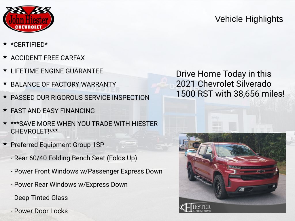 Certified 2021 Chevrolet Silverado 1500 RST RWD image 6