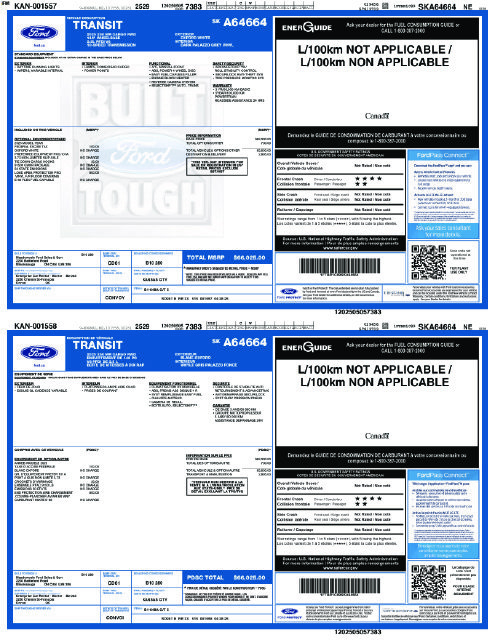 Used 2025 Ford Transit 250 148 Medium Roof w/ Load Area Protection Package RWD image 6