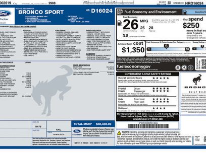 Used 2022 Ford Bronco Sport Outer Banks w/ Tech Package