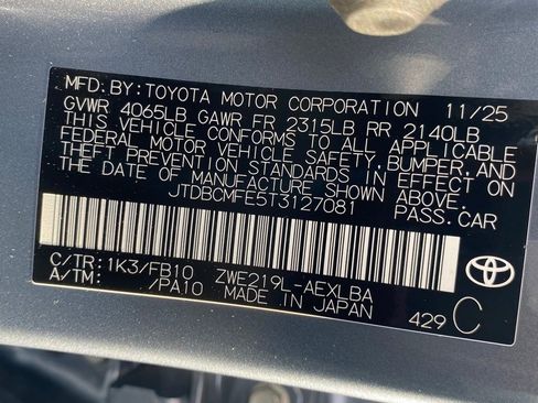 New 2026 Toyota Corolla LE image 19