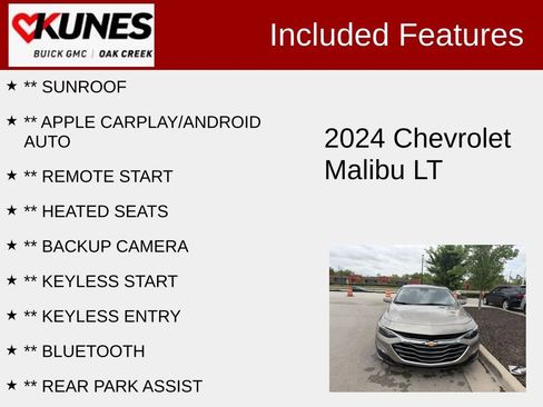 Used 2024 Chevrolet Malibu LT FWD image 2