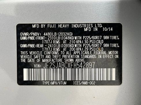 Used 2015 Subaru Forester 2.5i w/ Alloy Wheel Package AWD/4WD image 30