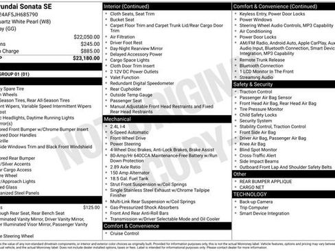 Used 2018 Hyundai Sonata SE image 41