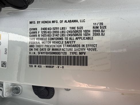 Used 2021 Honda Passport EX-L image 51