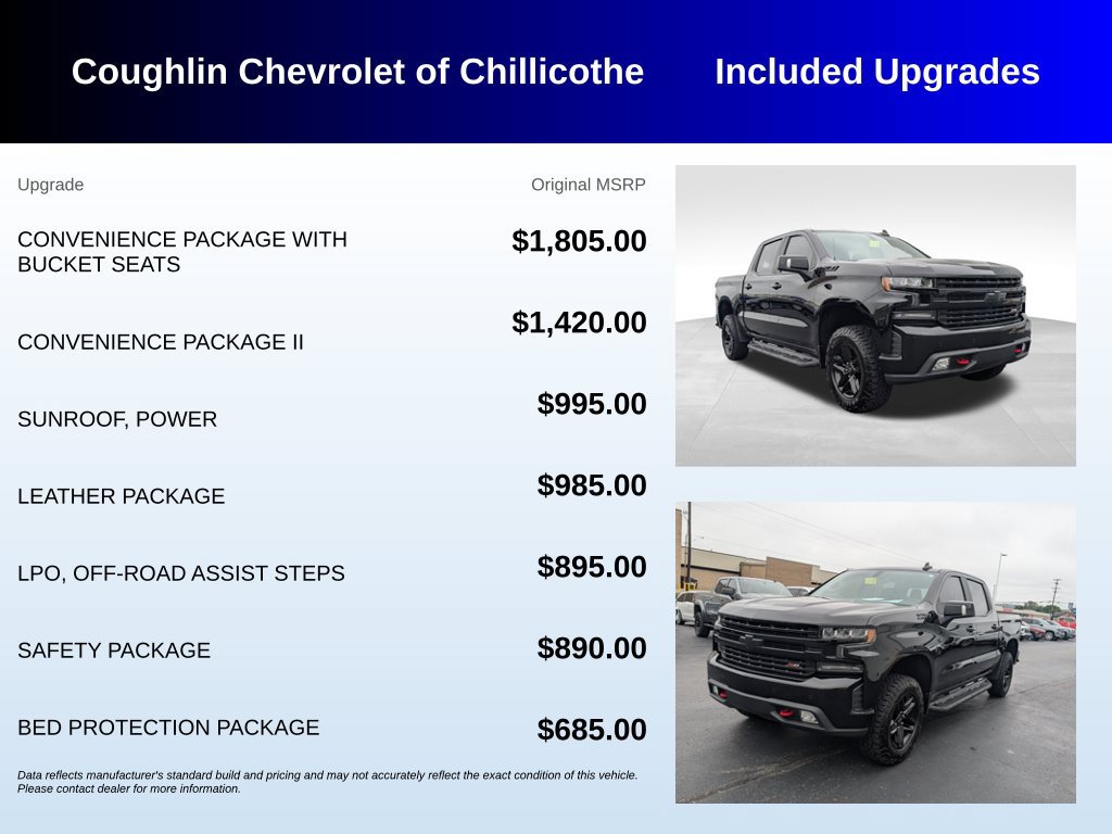 Used 2019 Chevrolet Silverado 1500 LT Trail Boss AWD/4WD image 3