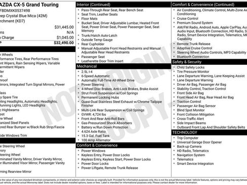 Used 2019 MAZDA CX-5 Grand Touring image 4