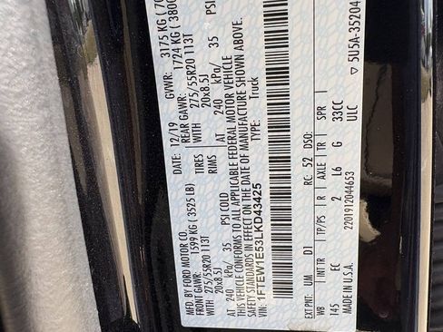 Used 2020 Ford F150 Lariat AWD/4WD image 18