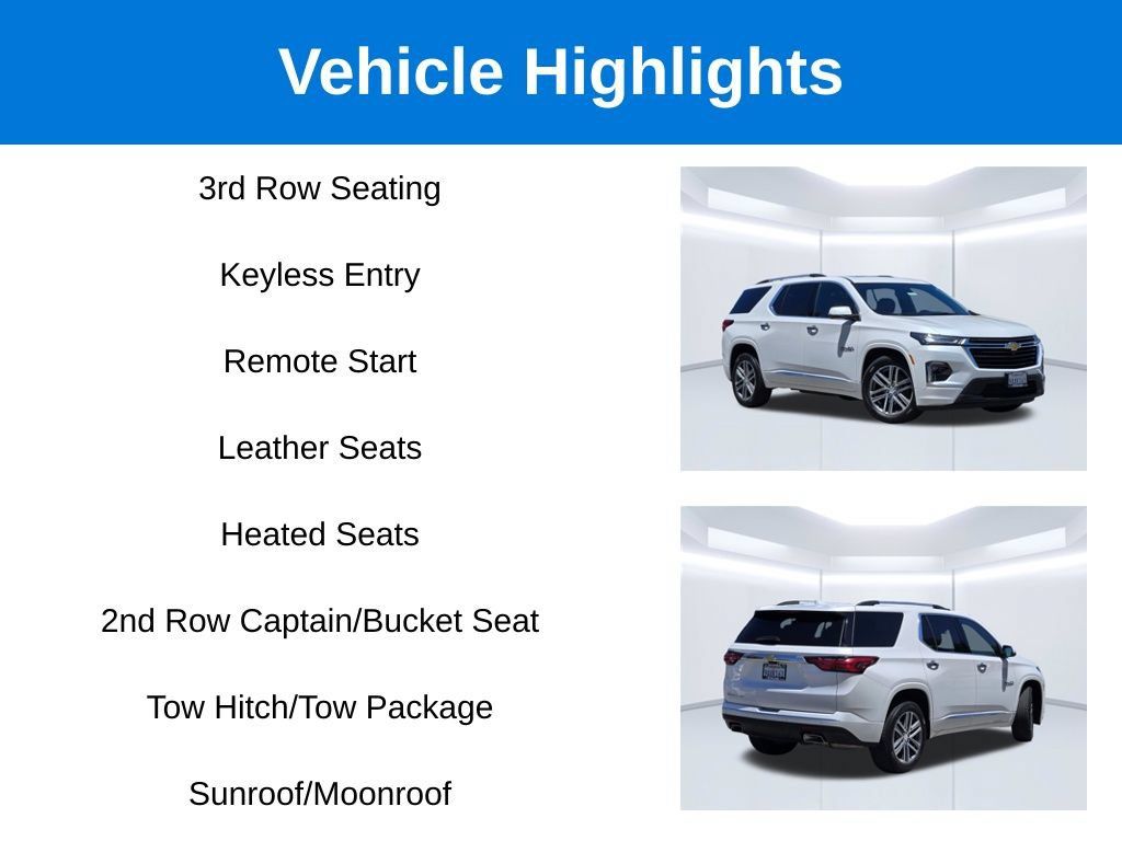 Used 2022 Chevrolet Traverse High Country AWD/4WD image 2