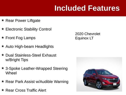 Used 2020 Chevrolet Equinox LT AWD/4WD image 4