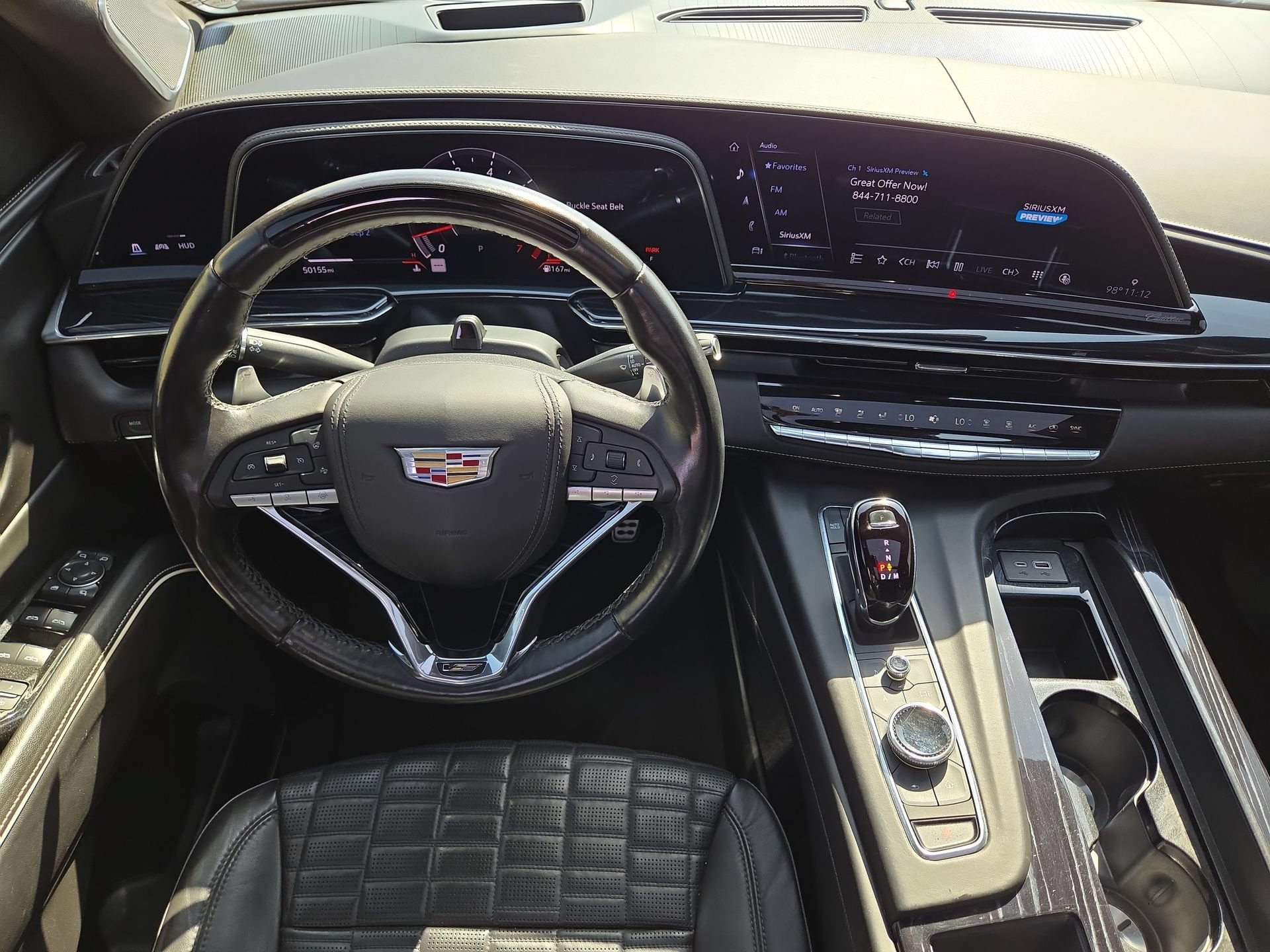 Certified 2023 Cadillac Escalade V w/ LPO, ONYX Package AWD/4WD image 14