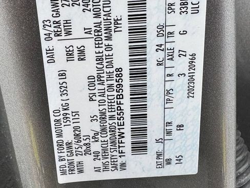 Used 2023 Ford F150 XLT w/ Equipment Group 302A High AWD/4WD image 46