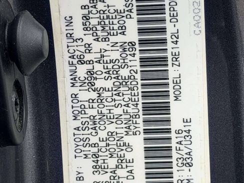 Used 2013 Toyota Corolla L FWD image 19