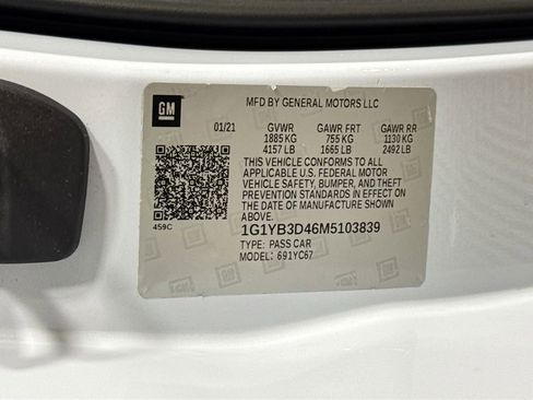 Used 2021 Chevrolet Corvette Stingray Preferred Conv w/ Z51 Performance Package image 38