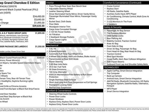 Used 2020 Jeep Grand Cherokee Laredo w/ 18" Wheel & 8.4" Radio Group image 4