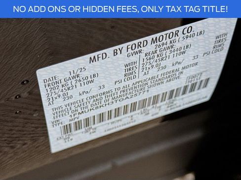 New 2026 Ford Explorer ST-Line w/ ST-Line Street Pack image 35