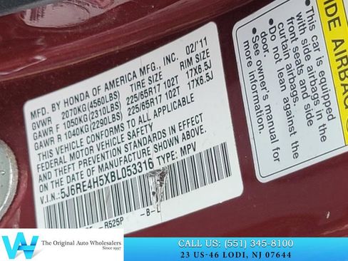 Used 2011 Honda CR-V EX image 24