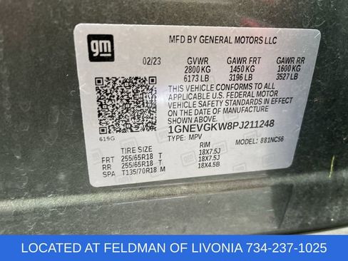 Certified 2023 Chevrolet Traverse LT image 32