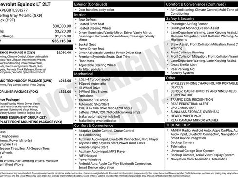 New 2026 Chevrolet Equinox LT w/ Convenience Package II image 2