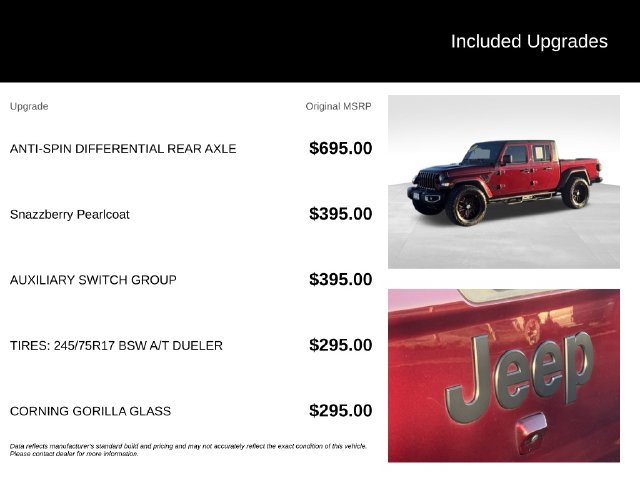 Used 2022 Jeep Gladiator Sport AWD/4WD image 11