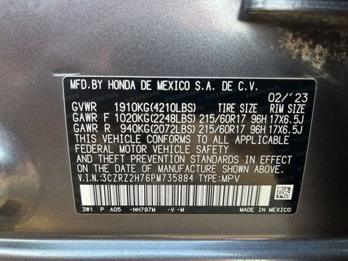Used 2023 Honda HR-V EX-L image 84