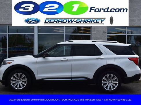 Used 2022 Ford Explorer Limited w/ Limited Technology Package AWD/4WD image 2