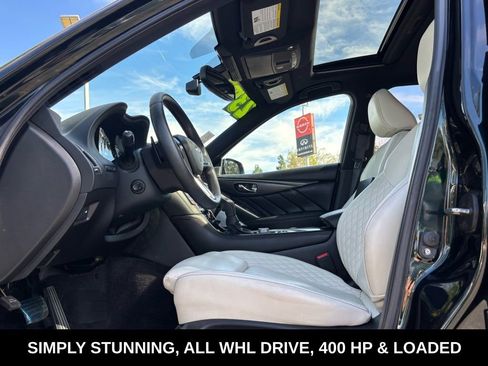 Certified 2023 INFINITI Q50 Red Sport 400 w/ Black Opal Edition image 12