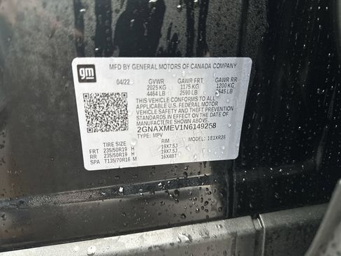 Certified 2022 Chevrolet Equinox RS image 34