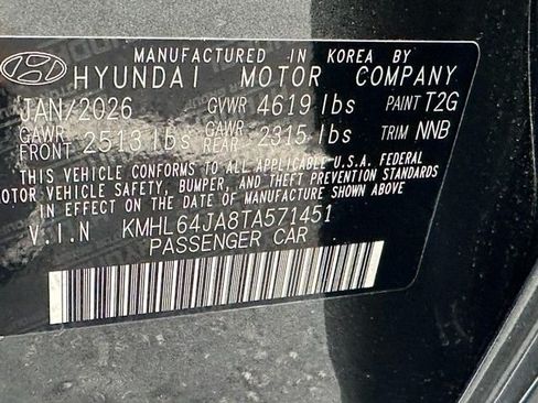 Certified 2026 Hyundai Sonata SEL AWD/4WD image 30