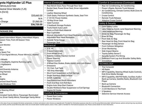 Used 2018 Toyota Highlander Plus FWD image 5