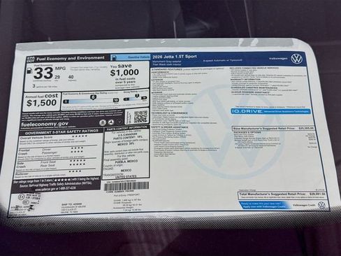 New 2026 Volkswagen Jetta Sport FWD image 18