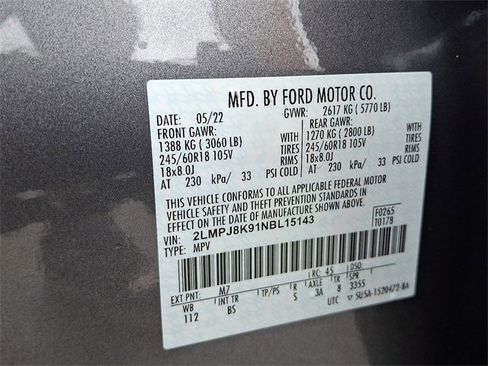 Certified 2022 Lincoln Nautilus Reserve image 27