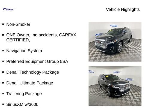 Certified 2023 GMC Acadia Denali w/ Denali Ultimate Package image 4