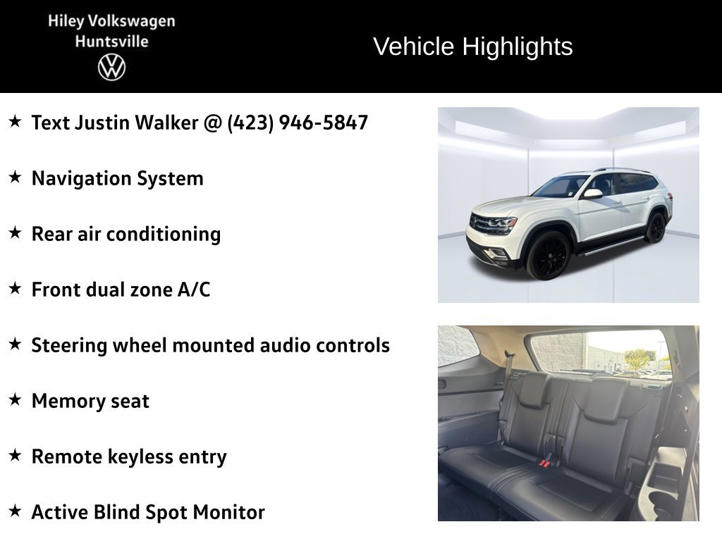 Used 2019 Volkswagen Atlas SEL FWD image 6