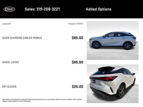 Used 2024 Lexus RX 350 Premium w/ Cold Area Package AWD/4WD image 3