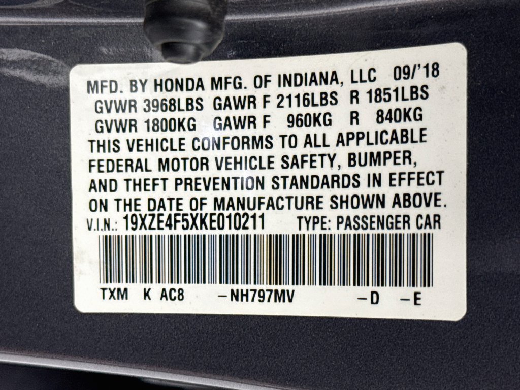 Used 2019 Honda Insight EX image 33