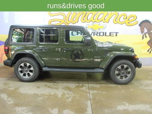 Used 2020 Jeep Wrangler Unlimited Sahara AWD/4WD image 1