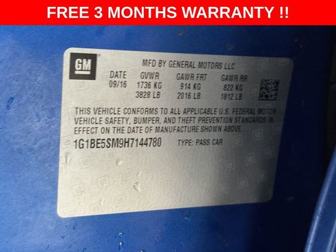 Used 2017 Chevrolet Cruze LT image 23