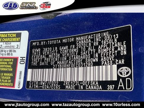 Used 2014 Toyota Corolla S FWD image 19