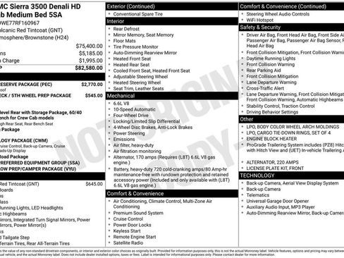 Certified 2024 GMC Sierra 3500 Denali w/ Denali Reserve Package image 2