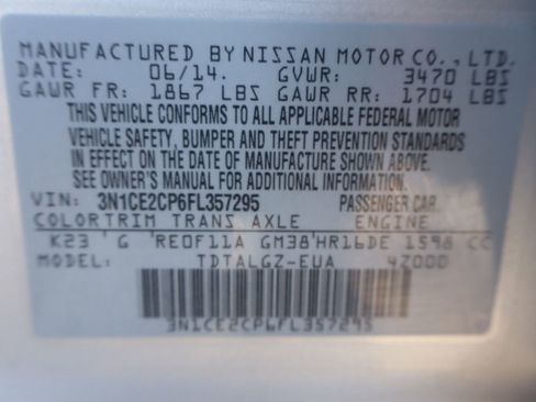 Used 2015 Nissan Versa Note SR w/ SR Convenience Package image 45