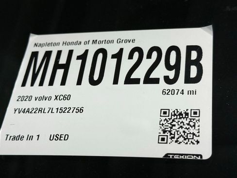 Used 2020 Volvo XC60 T6 Inscription w/ Protection Package Premier image 35