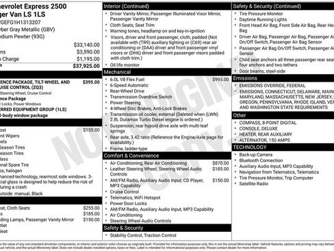 Used 2017 Chevrolet Express 2500 LS image 28